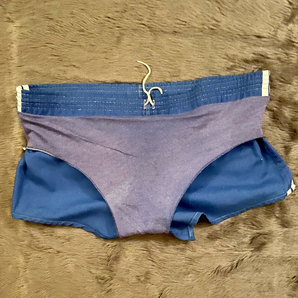 Adidas Vintage Shorts Blue Soccer Running Track 36-38 - Picture 7 of 10